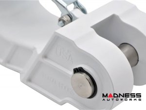 Ford Bronco Billet Recovery Hook - Royal Show Hook - Aluminum - White